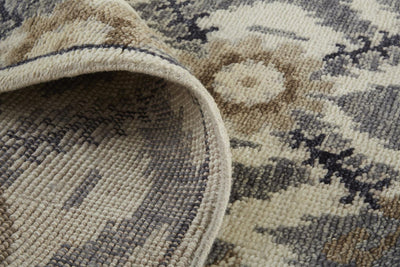 product image for Bennet Hand Knotted Beige and Gray Rug by BD Fine Roll Image 1 68