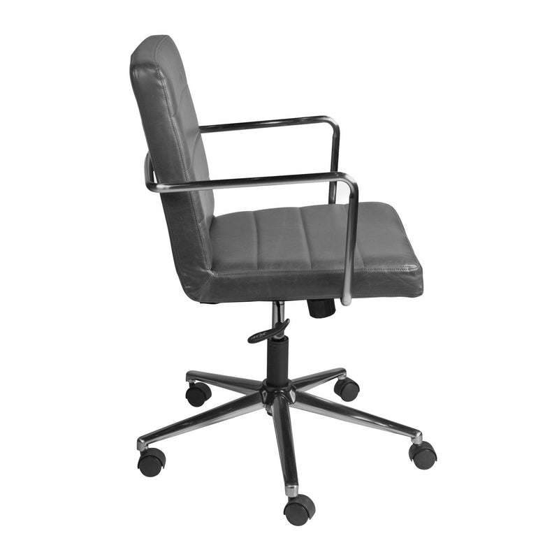 media image for Leander Low Back Office Chair in Various Colors Alternate Image 2 237