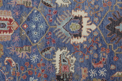 product image for Bennet Blue and Red Rug by BD Fine Texture Image 1 0