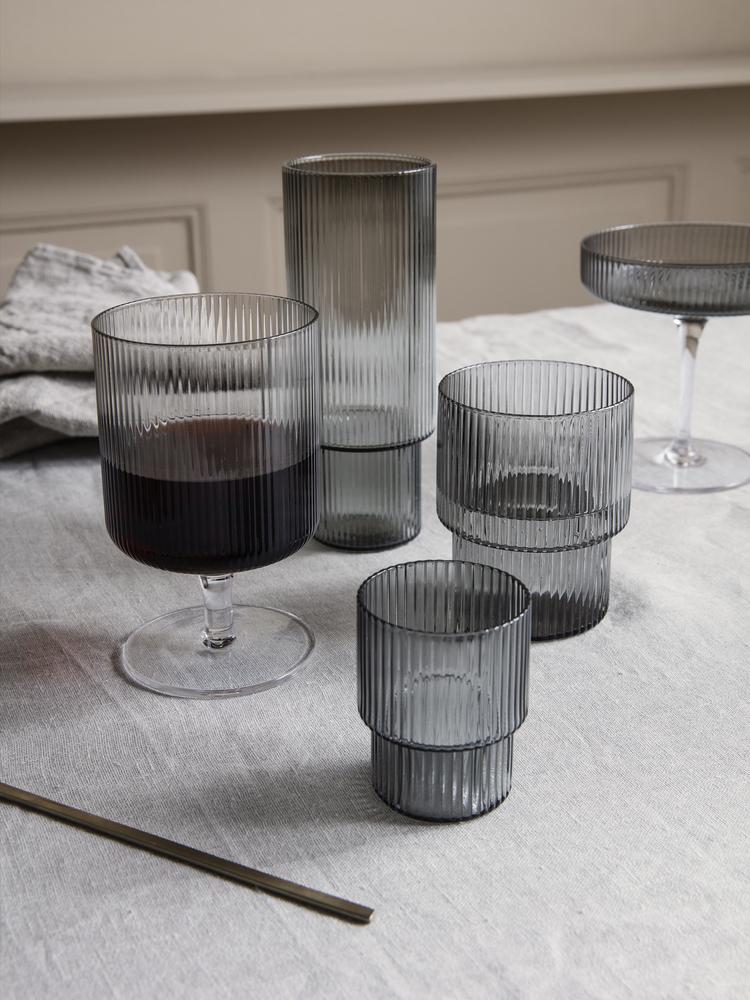 media image for ripple long drink glass set design by ferm living 4 20