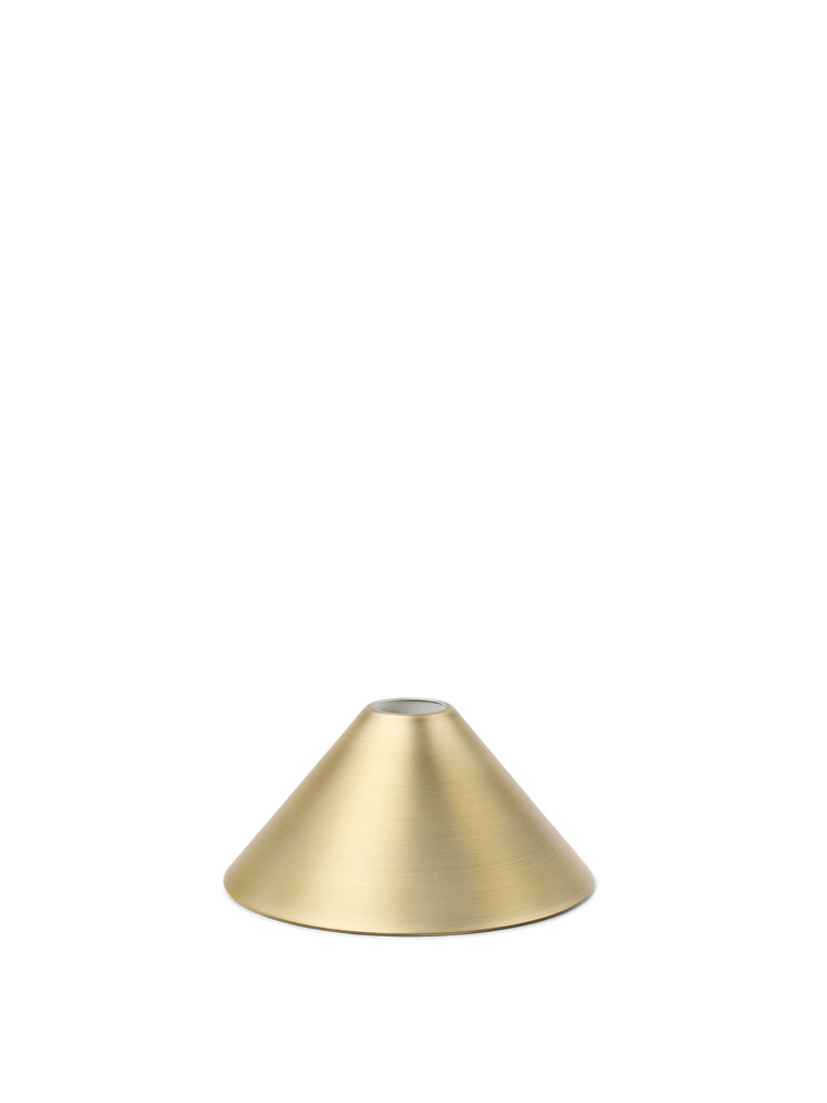 media image for Cone Shade in Brass 240