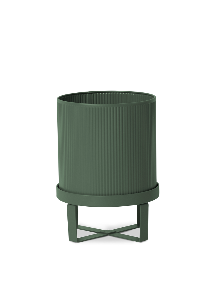media image for Small Bau Pot in Dark Green 215