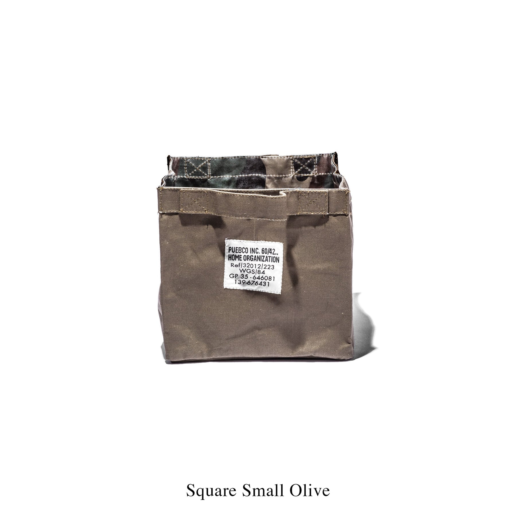 Shop L.Fabric Organizer Square/Small Olive