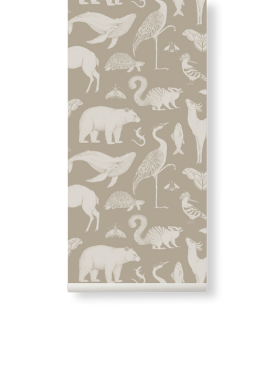 product image of Katie Scott Wallpaper in Animal Sand 547