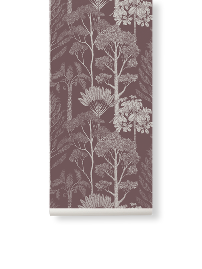 product image of Katie Scott Wallpaper in Trees Mahogany 554