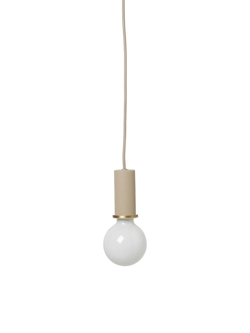 media image for Socket Pendant Low in Cashmere by Ferm Living 247