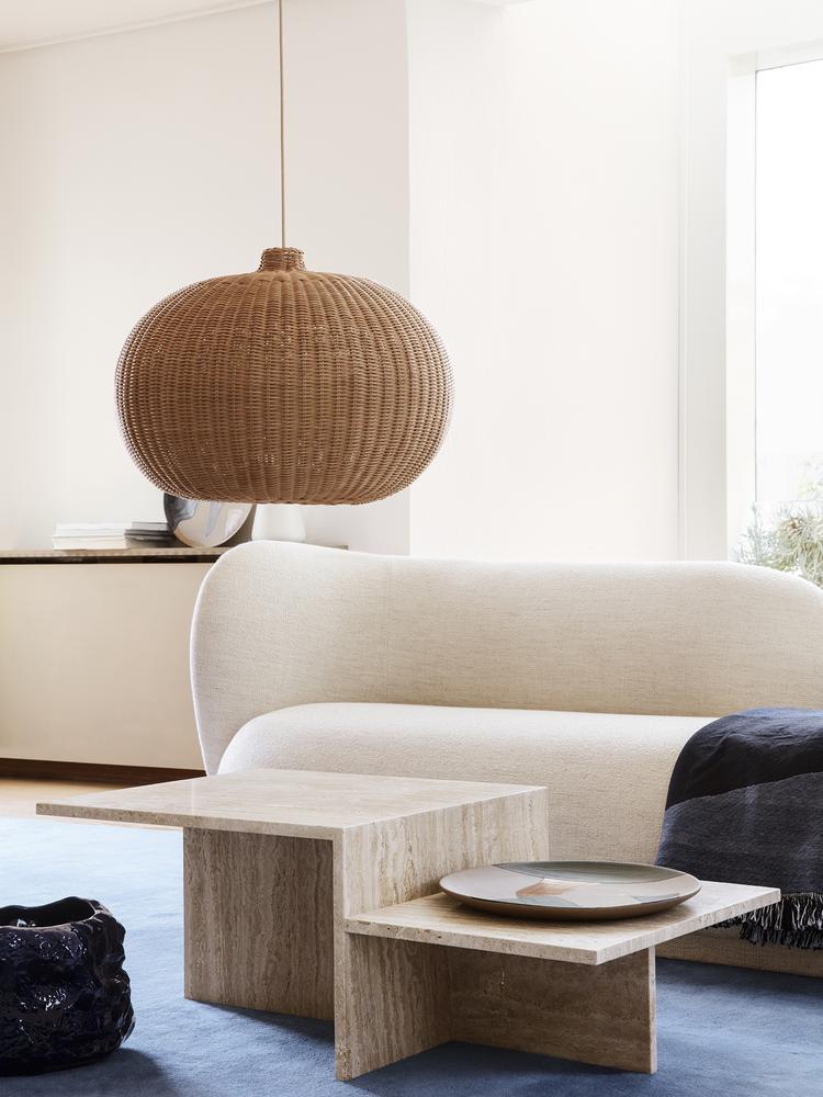 media image for Braided Belly Lamp Shade by Ferm Living 230
