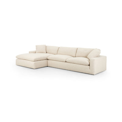 product image for Plume Two Piece Sectional In Thames Cream 55