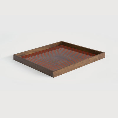 product image for Pumpkin Squares Glass Tray 6 53