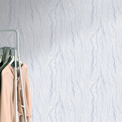 product image for Marble Wallpaper in Silver/Grey/Cream from the ELLE Decoration Collection by Galerie Wallcoverings 11