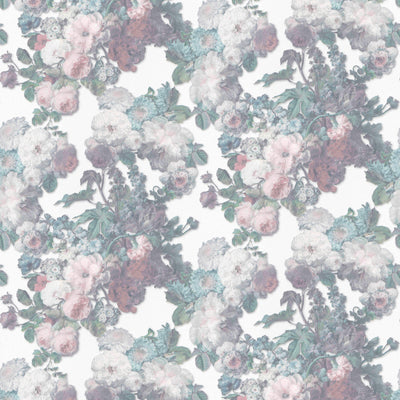 product image for Floral Baroque Wallpaper in Pink/Green from the ELLE Decoration Collection by Galerie Wallcoverings 46