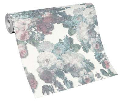 product image for Floral Baroque Wallpaper in Pink/Green from the ELLE Decoration Collection by Galerie Wallcoverings 68