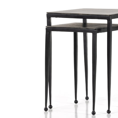 product image for dalston nesting end tables in antique brown 15 90
