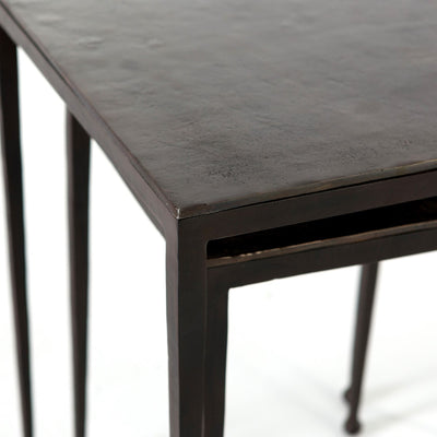 product image for dalston nesting end tables in antique brown 20 15