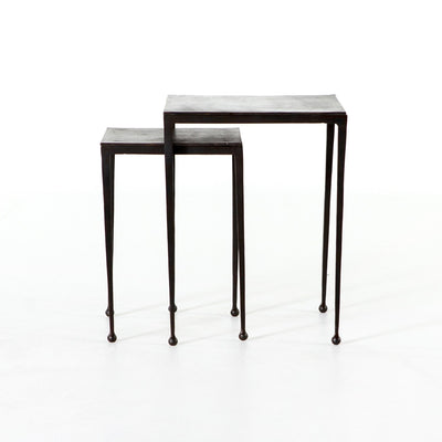 product image for dalston nesting end tables in antique brown 22 49