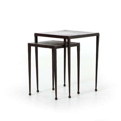 product image for dalston nesting end tables in antique brown 1 64