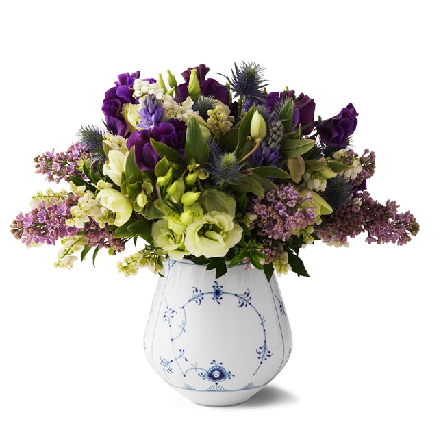 media image for blue fluted plain vases by new royal copenhagen 1016770 13 292