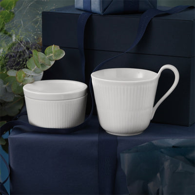 product image for white fluted mega drinkware by new royal copenhagen 1016923 2 97