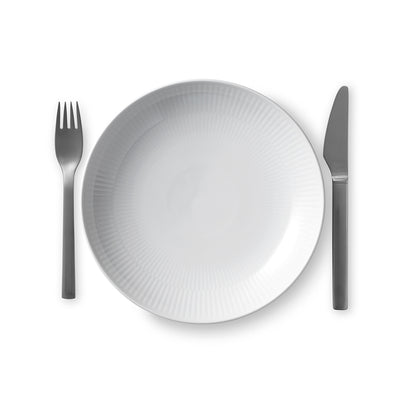 product image for white fluted dinnerware by new royal copenhagen 1017378 17 75