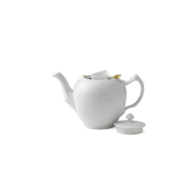product image for white fluted half lace serveware by new royal copenhagen 1017292 35 82