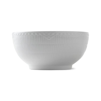 product image for white fluted half lace serveware by new royal copenhagen 1017292 21 0