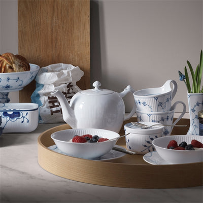 product image for white fluted dinnerware by new royal copenhagen 1017378 9 15