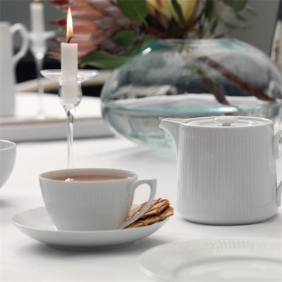 product image for white fluted dinnerware by new royal copenhagen 1017378 28 25