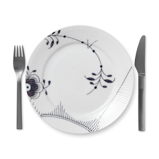 media image for black fluted mega dinnerware by new royal copenhagen 1017038 27 27