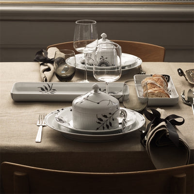 product image for black fluted mega dinnerware by new royal copenhagen 1017038 26 11