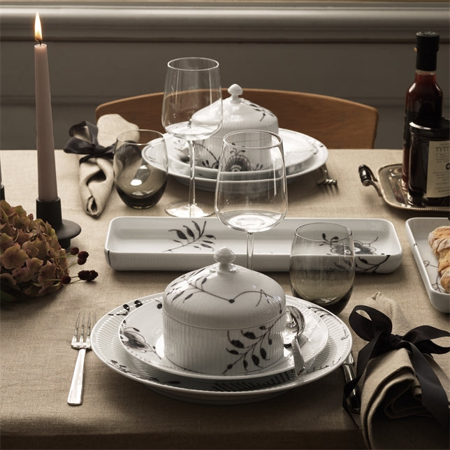 media image for black fluted mega dinnerware by new royal copenhagen 1017038 13 295