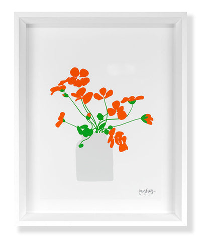 product image for Nasturtium In Vase By Grand Image Home 103096_P_16X13_M 2 90