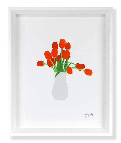 product image for Tulips In Vase By Grand Image Home 103100_P_16X13_M 2 78