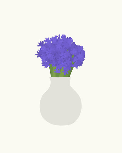 product image for Hyacinth In Vase By Grand Image Home 103101_P_16X13_M 1 54