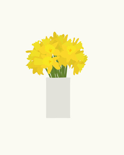 product image for Daffodils In Vase By Grand Image Home 103102_P_16X13_M 1 53