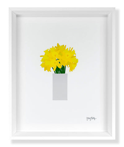 product image for Daffodils In Vase By Grand Image Home 103102_P_16X13_M 2 31