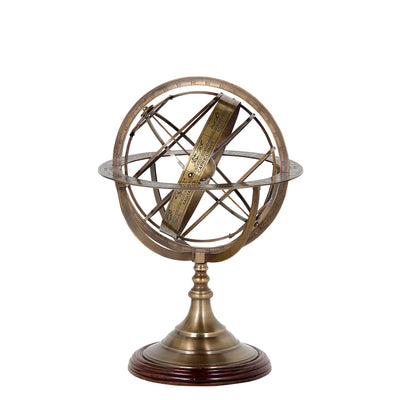 product image for Globe in Antique Brass 1 9