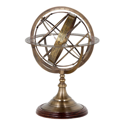 product image for Globe in Antique Brass 3 95