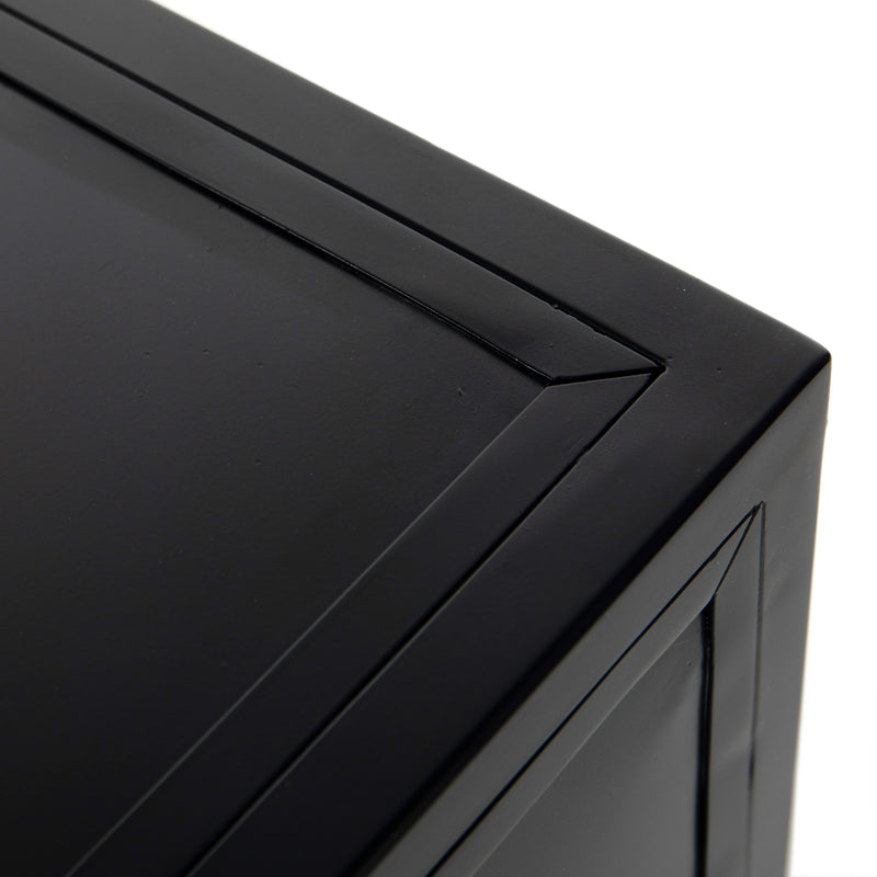 media image for belmont 8 drawer metal dresser in dark metal 8 261