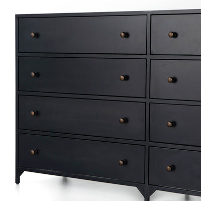 product image for belmont 8 drawer metal dresser in dark metal 10 87
