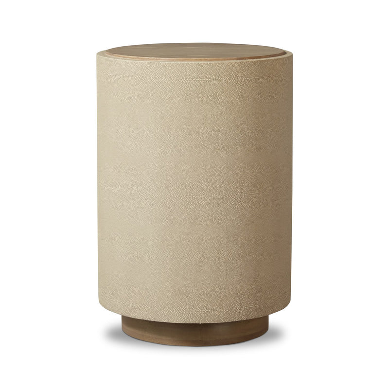 media image for crosby side table in charcoal shagreen 6 26