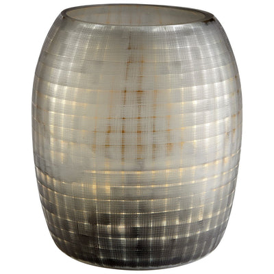 product image of gradient grid vase cyan design cyan 10466 1 515