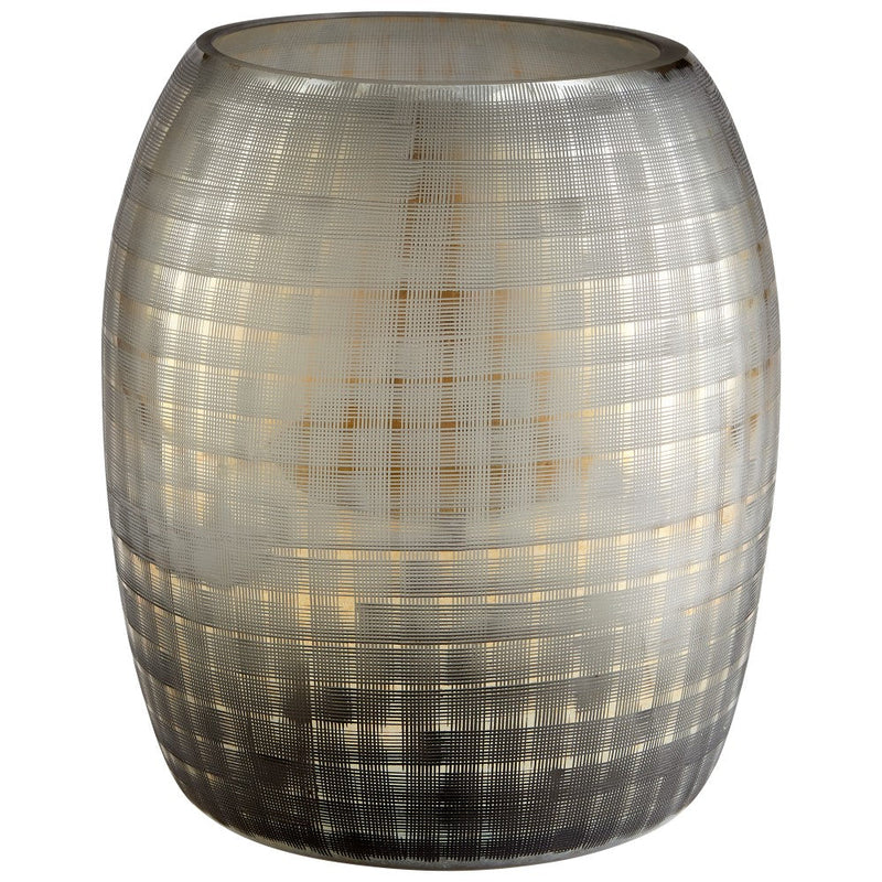media image for gradient grid vase cyan design cyan 10466 1 275