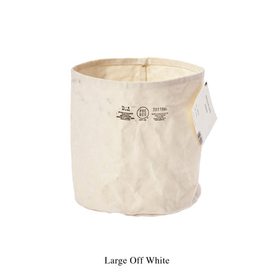 product image for canvas pot cover large navy blue design by puebco 3 83