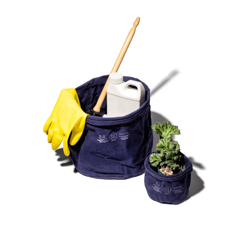 media image for canvas pot cover large green design by puebco 2 210