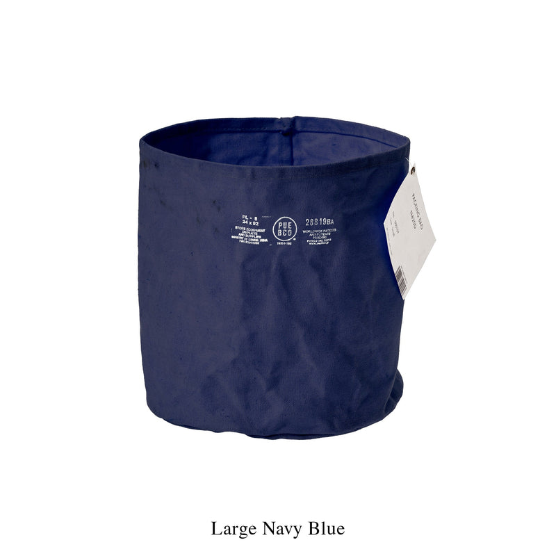 media image for canvas pot cover large navy blue design by puebco 1 266
