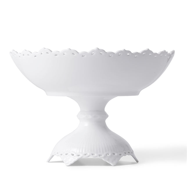 media image for white fluted full lace serveware by new royal copenhagen 1052697 10 221