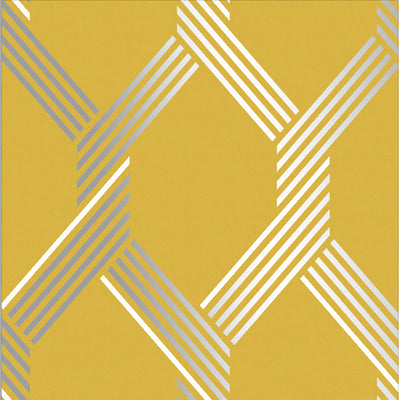 product image of Vector Lemon Silver Wallpaper from the Exclusives Collection by Graham & Brown 577