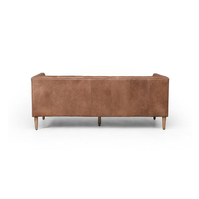 product image for Williams Leather Sofa In New Chocolate 56