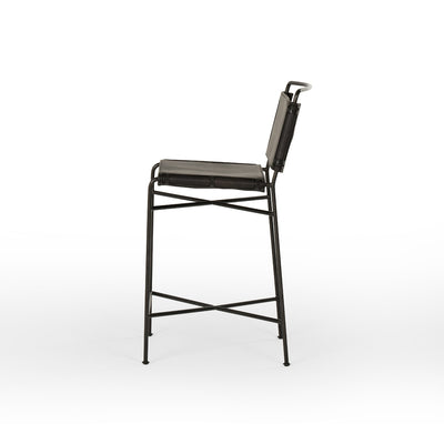 product image for wharton counter stool in distressed black by bd studio 8 77