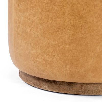 product image for sinclair round ottoman by bd studio 106074 014 4 66